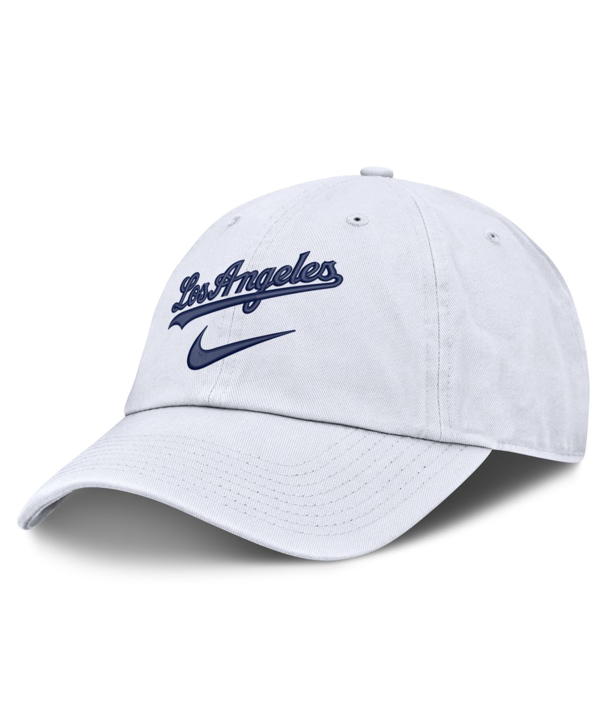 파나틱스(FANATICS) 로스엔젤레스 다저스 나이키 프라임타임 클럽 언스트럭처 오가닉 코튼 캡 - 화이트