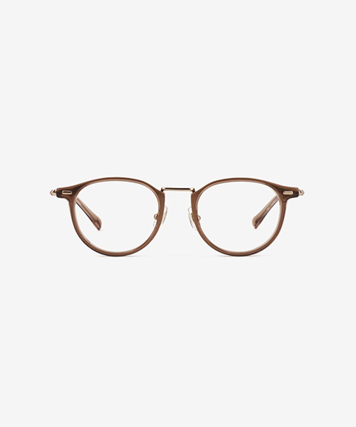 테츠오 아이웨어(TETSUO EYEWEAR) LS-01T 안경테 C3 BEIGE&ROSEGOLD