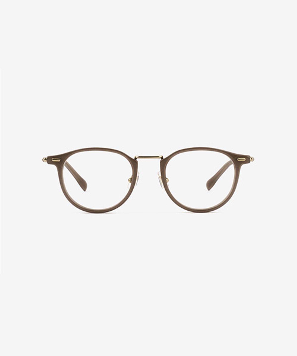 테츠오 아이웨어(TETSUO EYEWEAR) LS-01T 안경테 C4 BROWN&GOLD