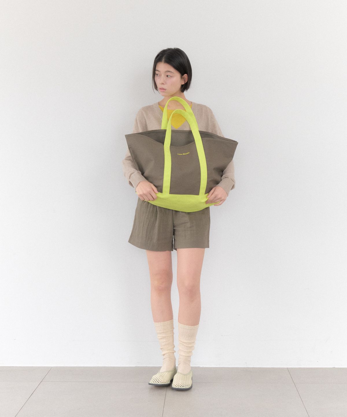 아이헤이트먼데이(I HATE MONDAY) IHM 데일리 토트백 (2 colors)
