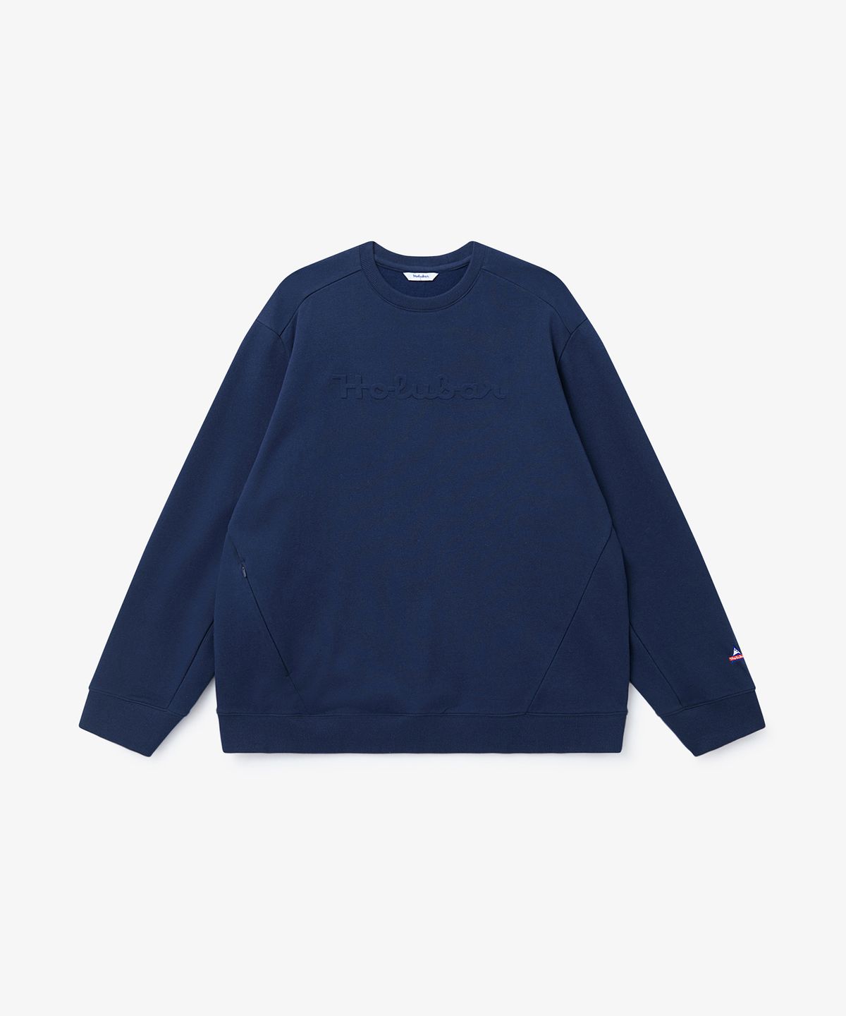 홀루바(HOLUBAR) Basic Logo Sweatshirt Navy