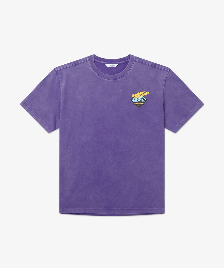 Mountain Graphic T-shirt Purple