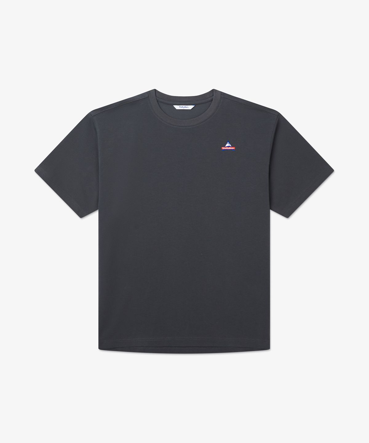 홀루바(HOLUBAR) Basic Logo T Shirt Charcoal