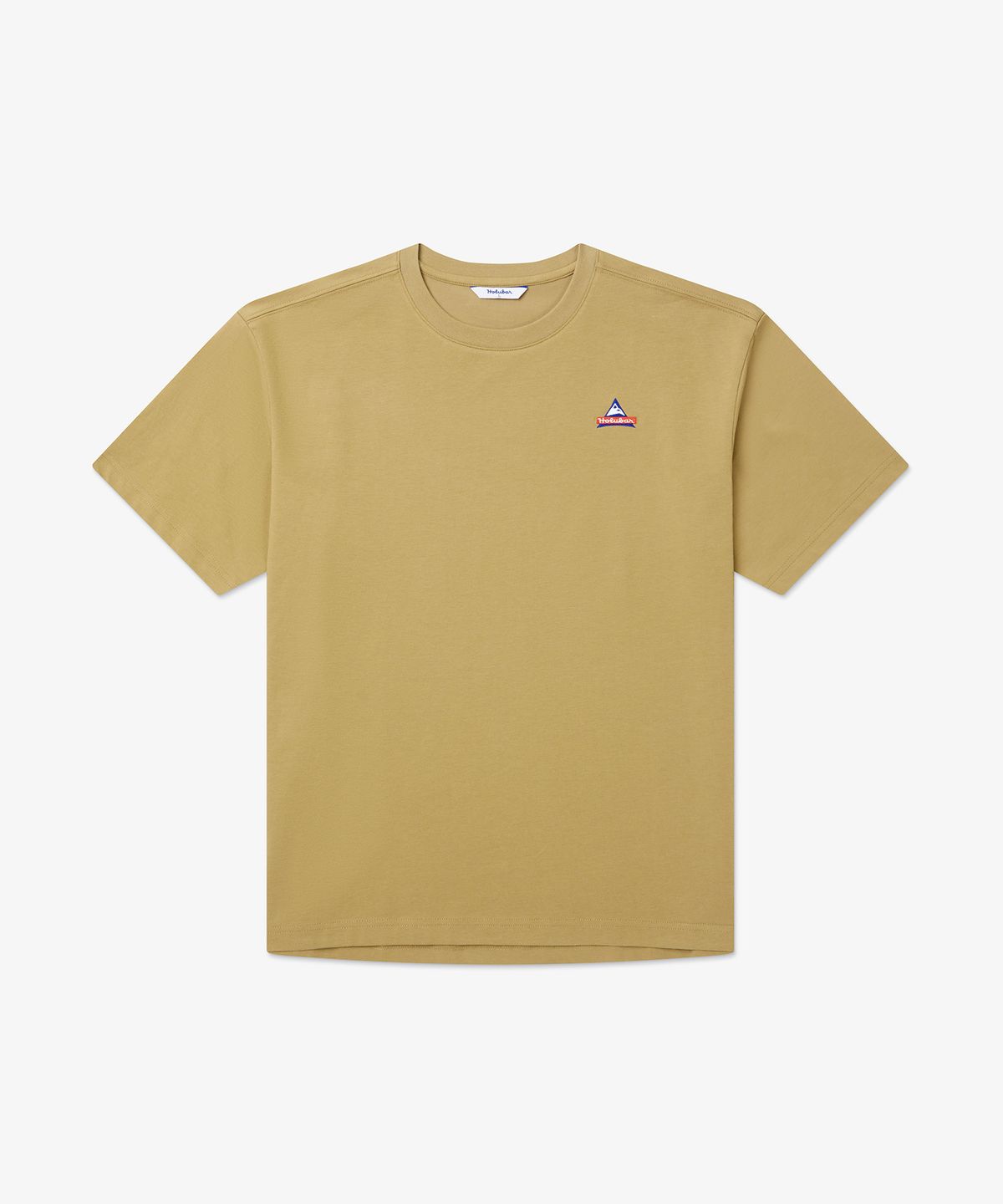 홀루바(HOLUBAR) Basic Logo T Shirt Beige