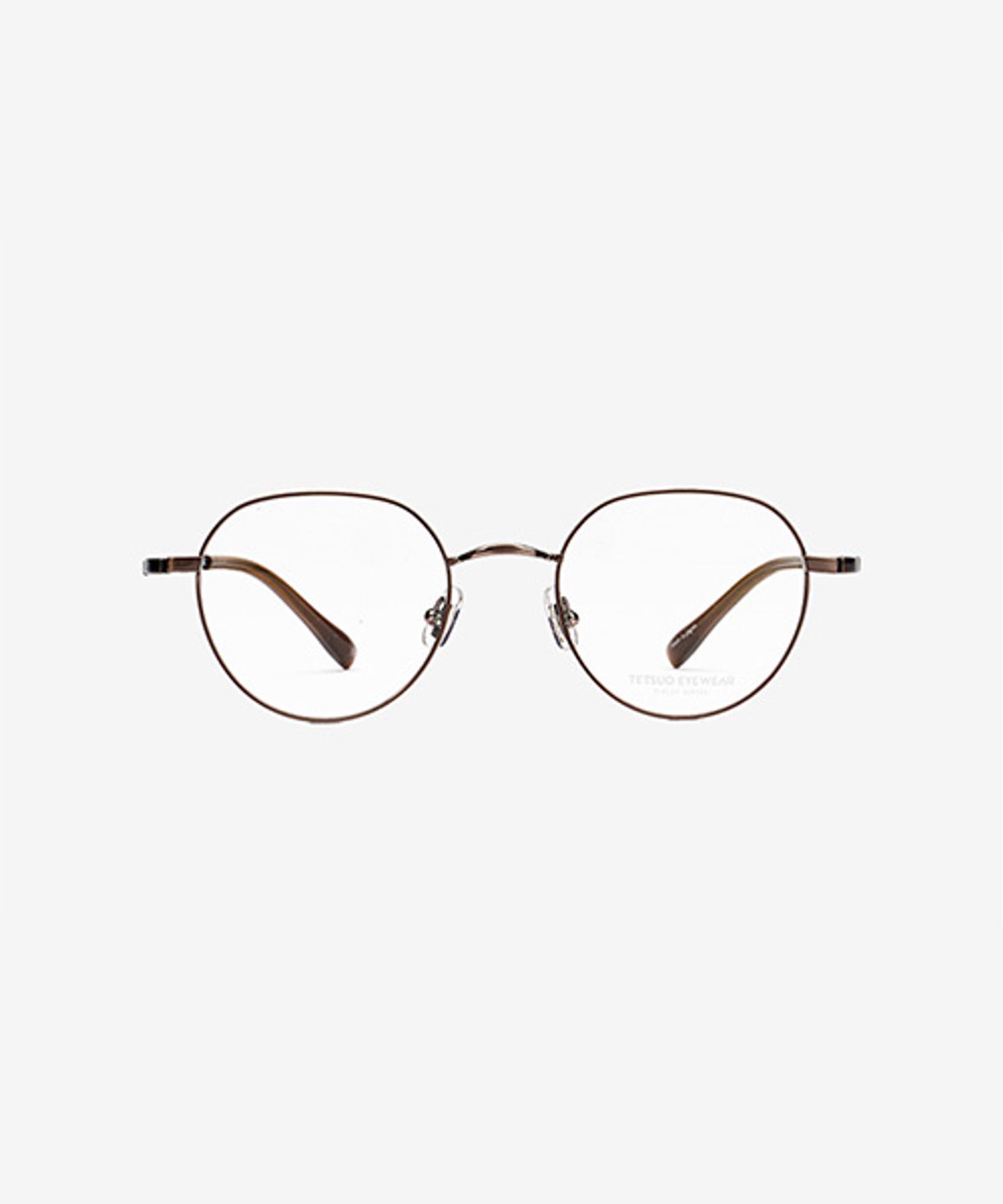 테츠오 아이웨어(TETSUO EYEWEAR) HANA(하나) 안경테 C4 ALL BRONZE BROWN