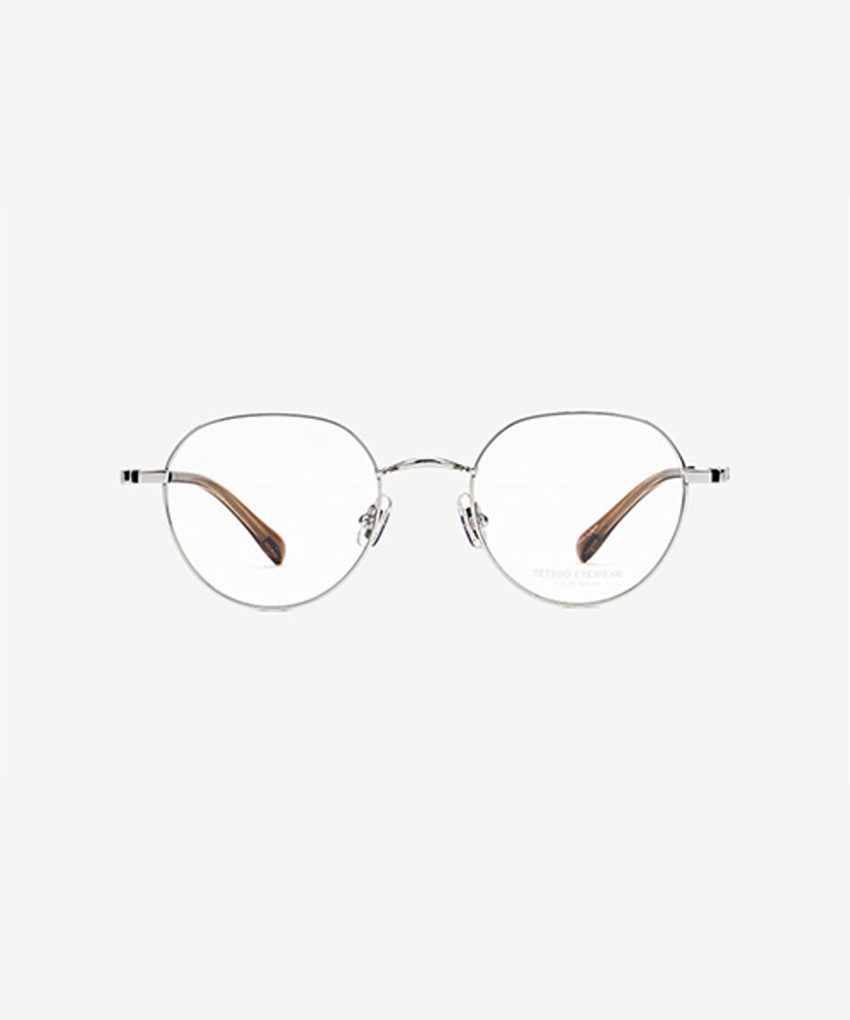 테츠오 아이웨어(TETSUO EYEWEAR) HANA(하나) 안경테 C5 ALL MATTE SILVER