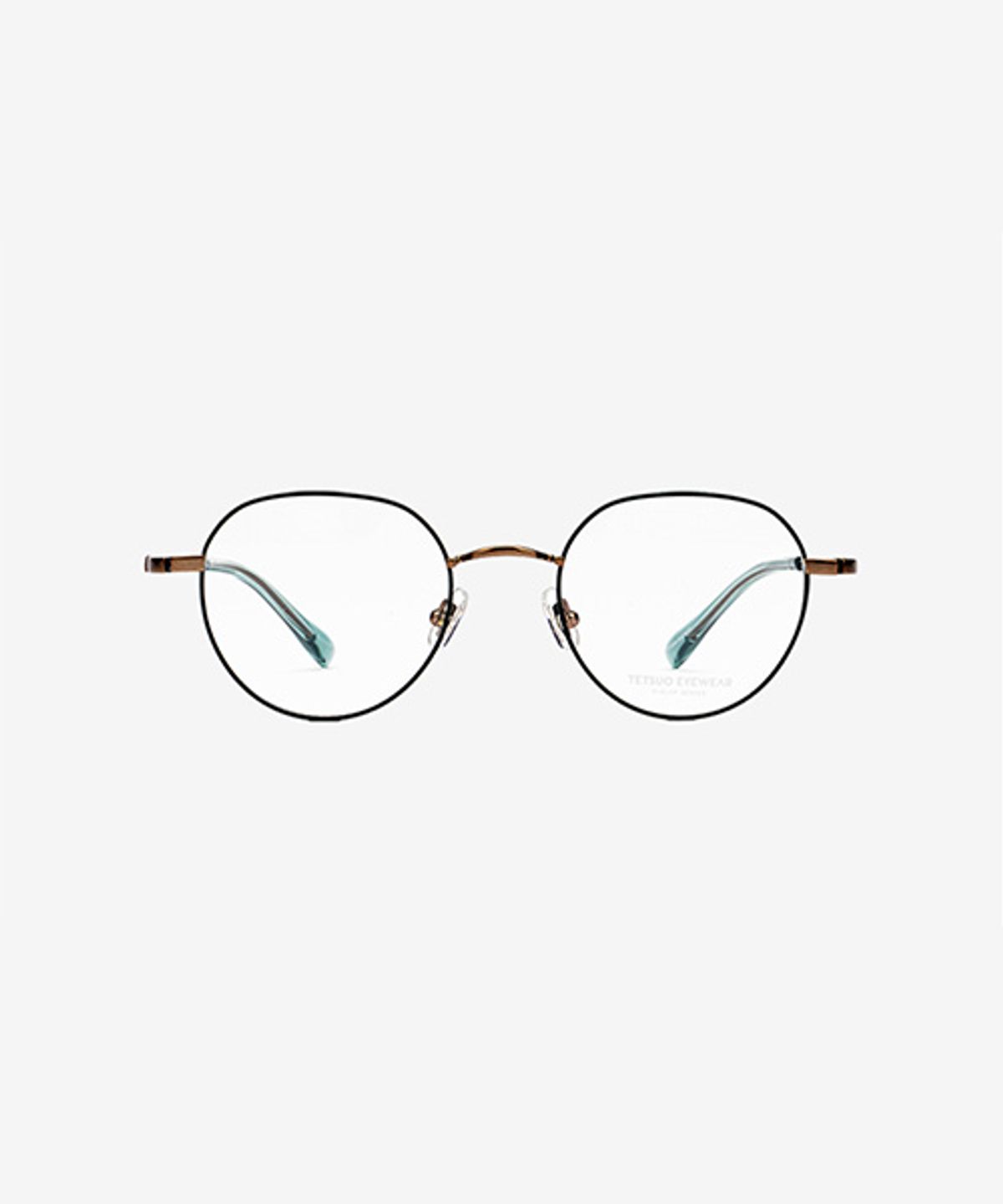 테츠오 아이웨어(TETSUO EYEWEAR) HANA(하나) 안경테 C6 DARK GREEN&BROWN