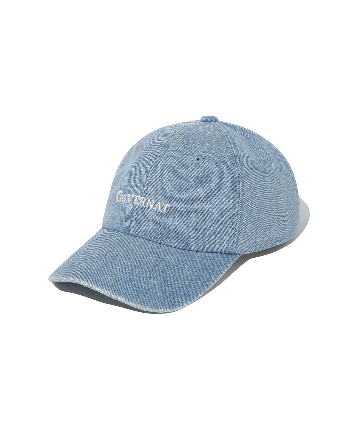 커버낫(COVERNAT) 로고 코지 핏 데님 볼캡 데님