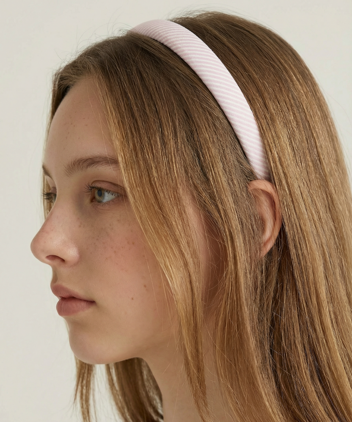 릴리코리(LILYKORI) Classic Skinny Hairband (Pink)