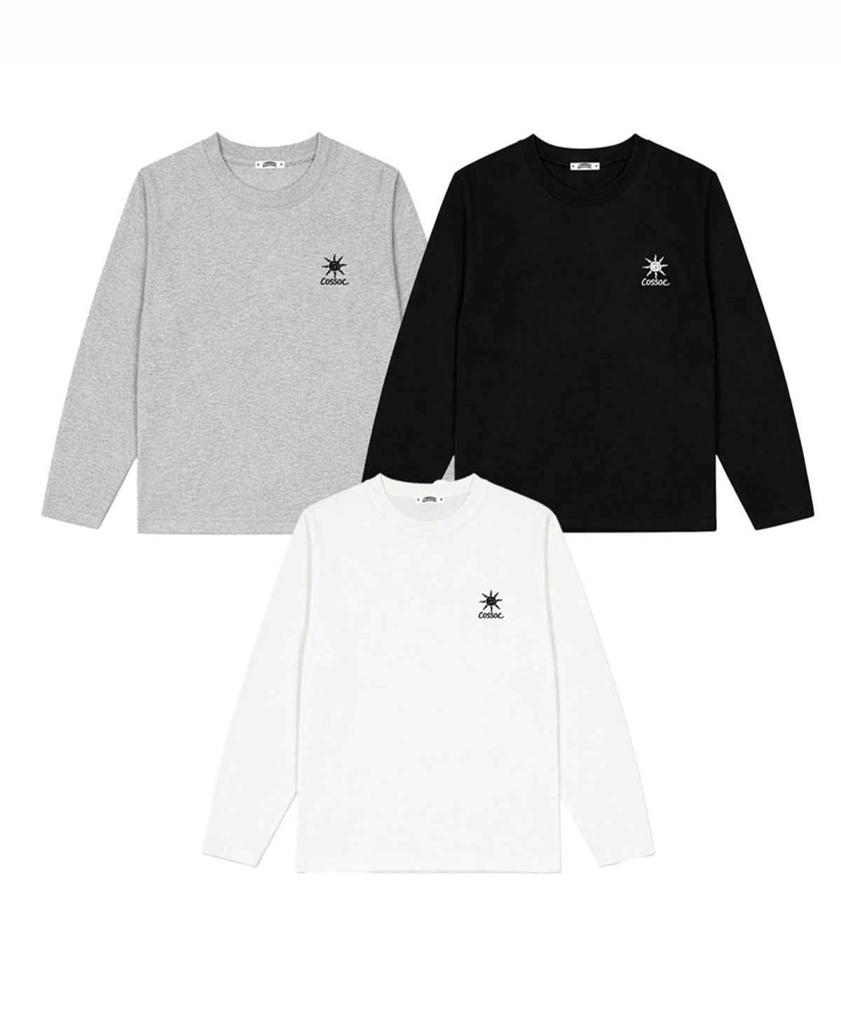 코소(COSO) CC 뉴 아트웍 자수 롱슬리브 (3 COLORS)