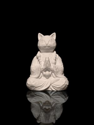 Meditating Smile Cat