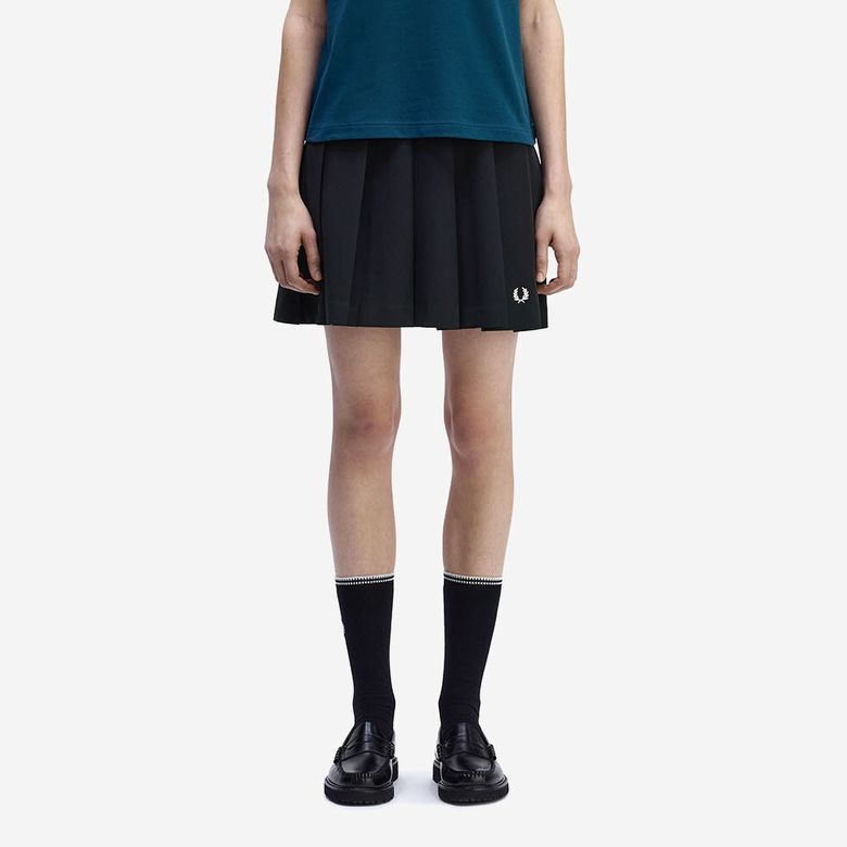 [Womens] 팁 플리츠 스커트 - 블랙 AFPF253E105-102
