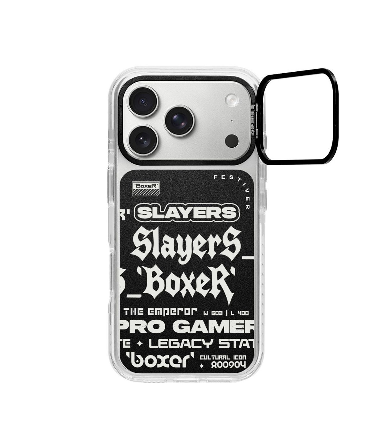 페스티버(FESTIVER) 임요환 BoxeR 아이폰 이지스탠드 맥세이프 팬텀 케이스