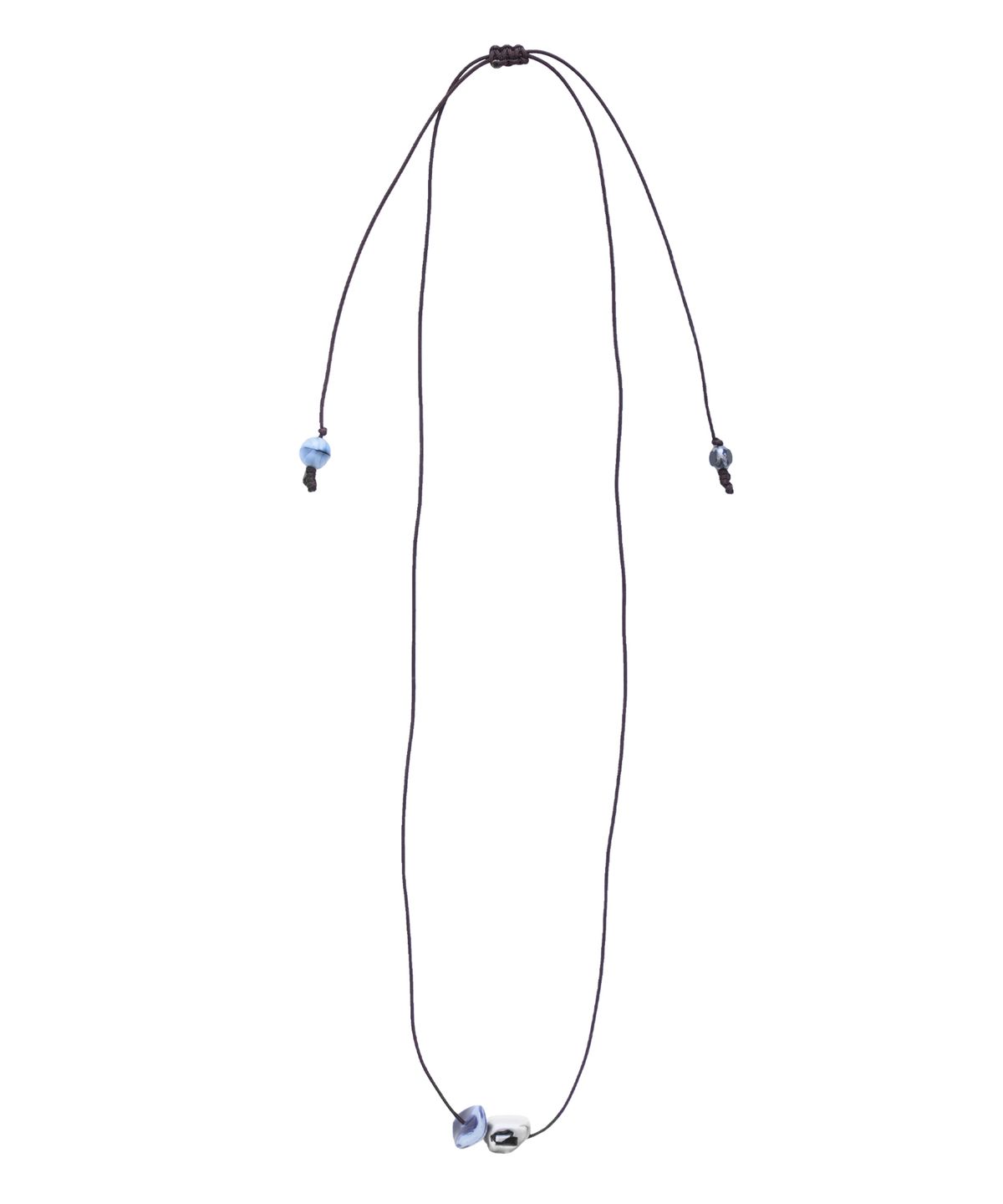 웰빙익스프레스(WELLBEING EXPRESS) Macrame Necklace Blue