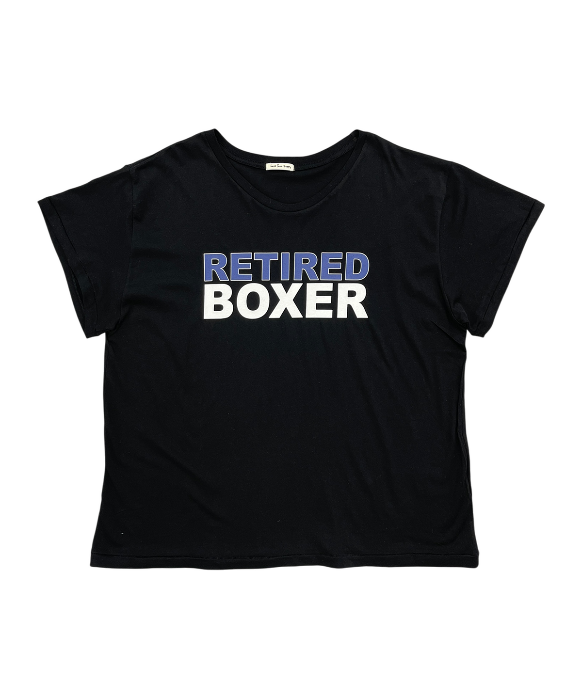 로스트타운서플라이(LOSTTOWNSUPPLY) 리타이얼드 복서 티셔츠 블랙