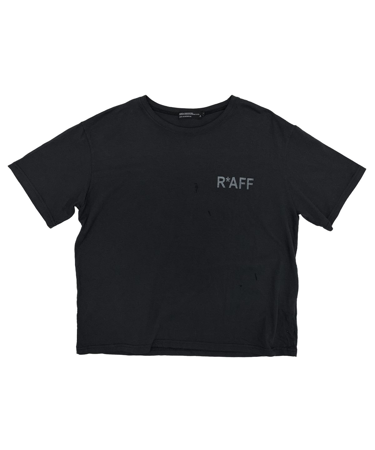 선데이오프클럽(SUNDAYOFFCLUB) R*AFF Vintage Cropped T-shirt