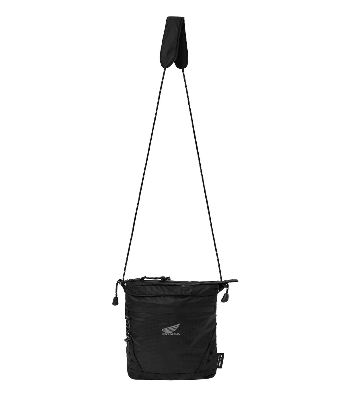 핍스 모터사이클(PHYPS MOTORCYCLE) Nylon Sacoche Bag Black