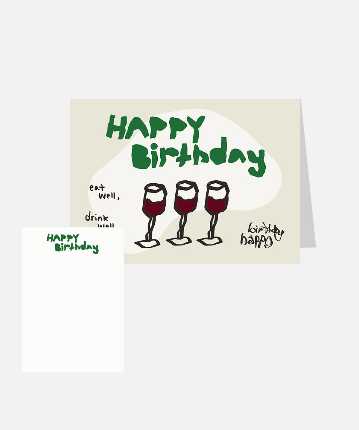 콩주편지(KONGJUDESIGNS) 잘먹어 생일 카드