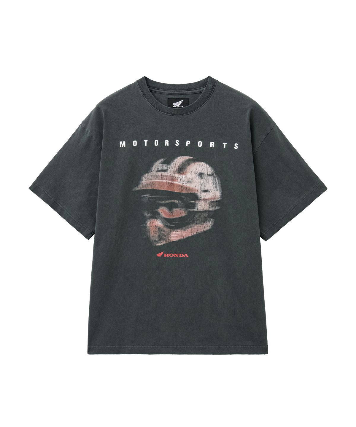 핍스 모터사이클(PHYPS MOTORCYCLE) Motorsports Helmet Short Sleeve Charcoal