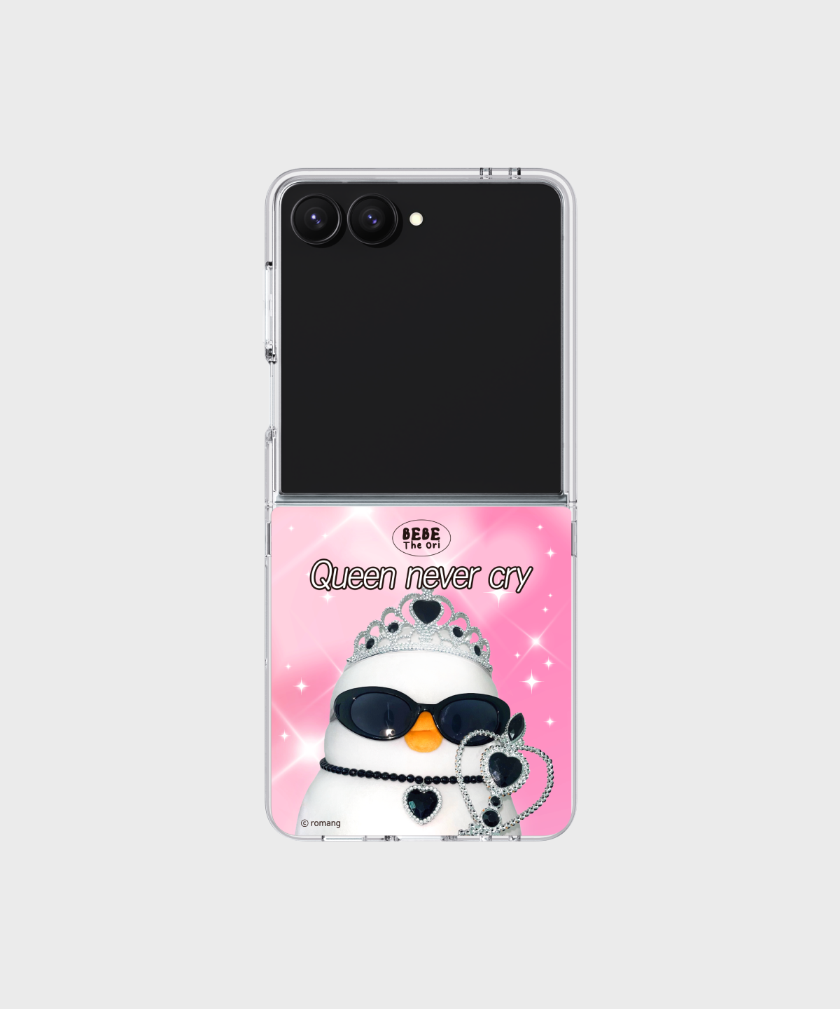 에스엘비에스(SLBS) 베베더오리 퀸 클리어 마그넷 케이스 for Galaxy Z Flip7