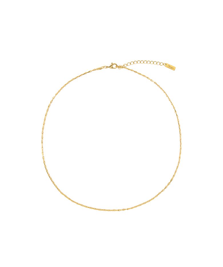 Gold Hayseed Chain Necklace