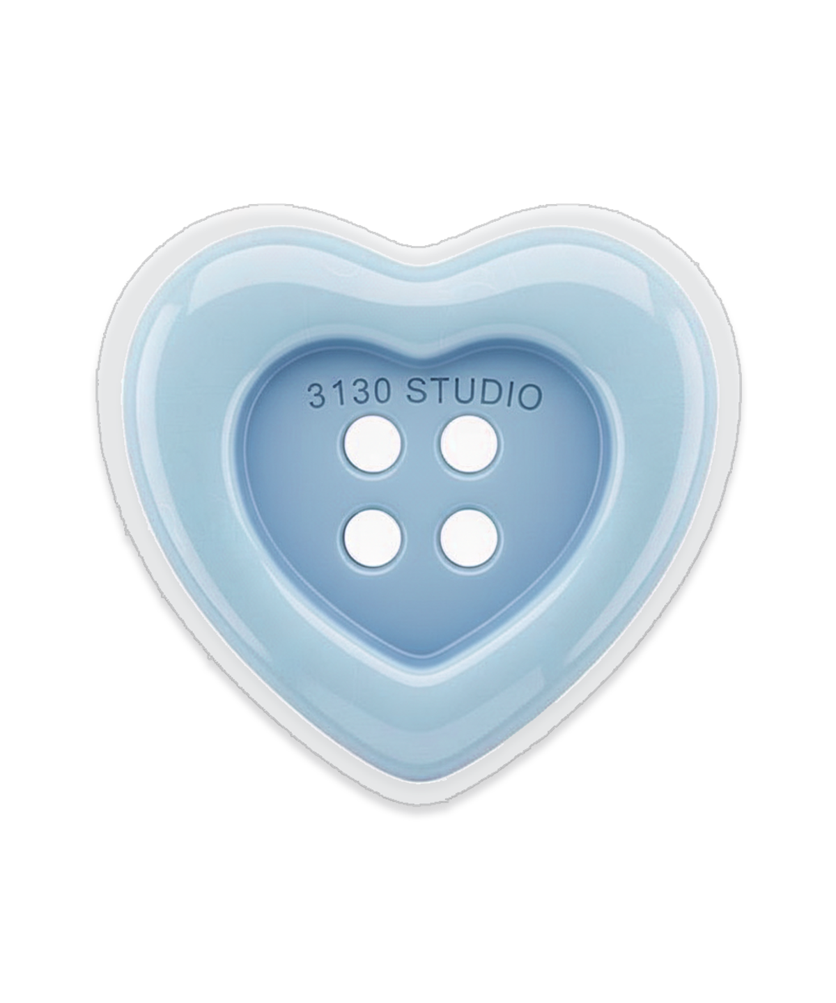 3130스튜디오(3130STUDIO) 하트버튼 스카이 아크릴 스마트톡