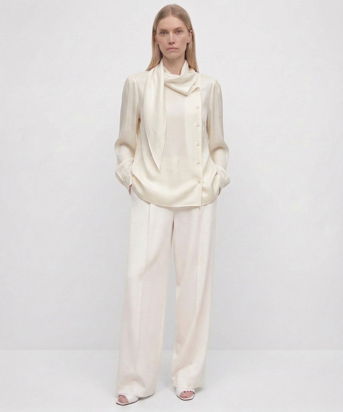 킴도(KIMDOH) Serein Blouse / Ivory