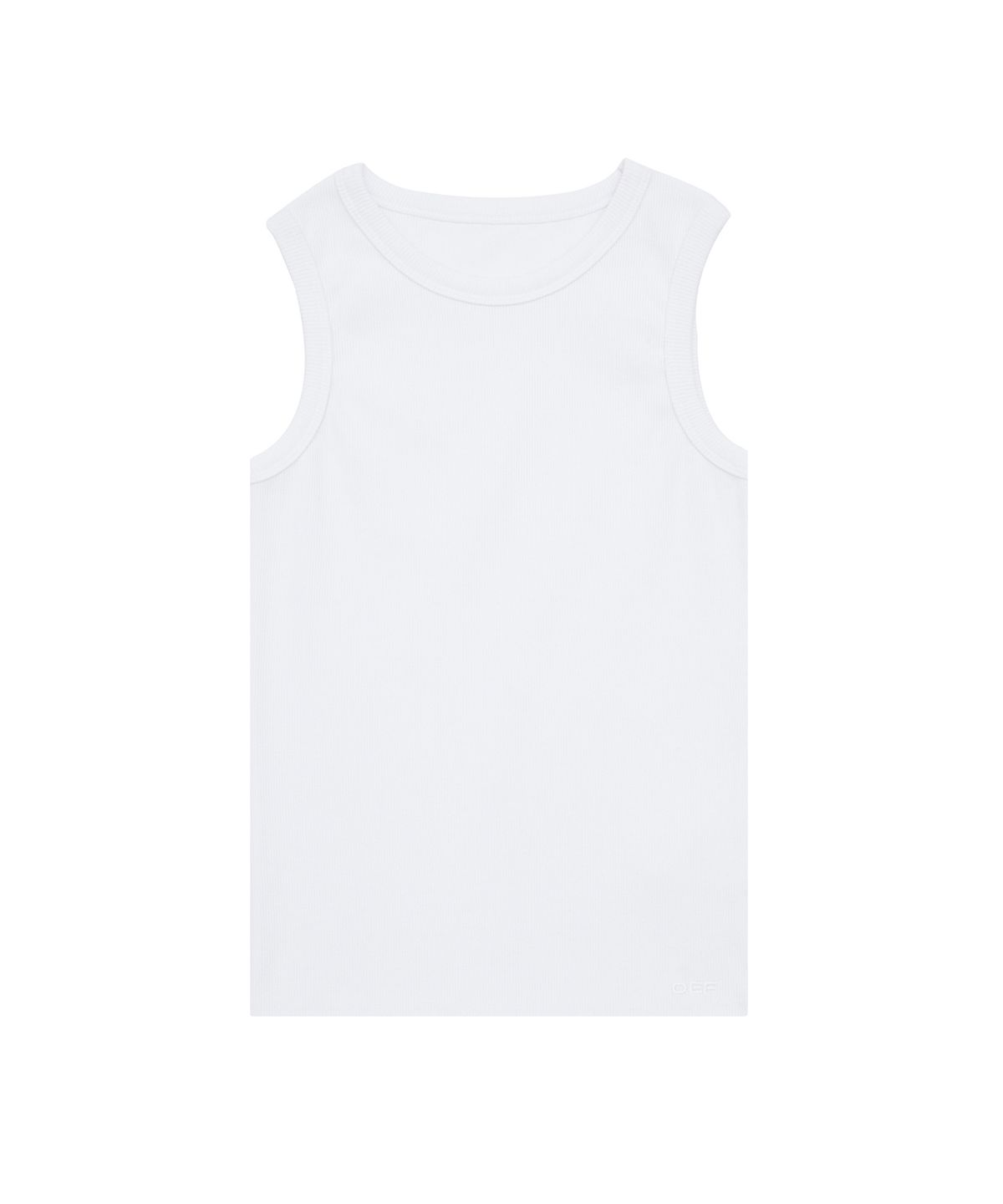 데프(DEF) WOMENS BASIC SLEEVELESS WHITE