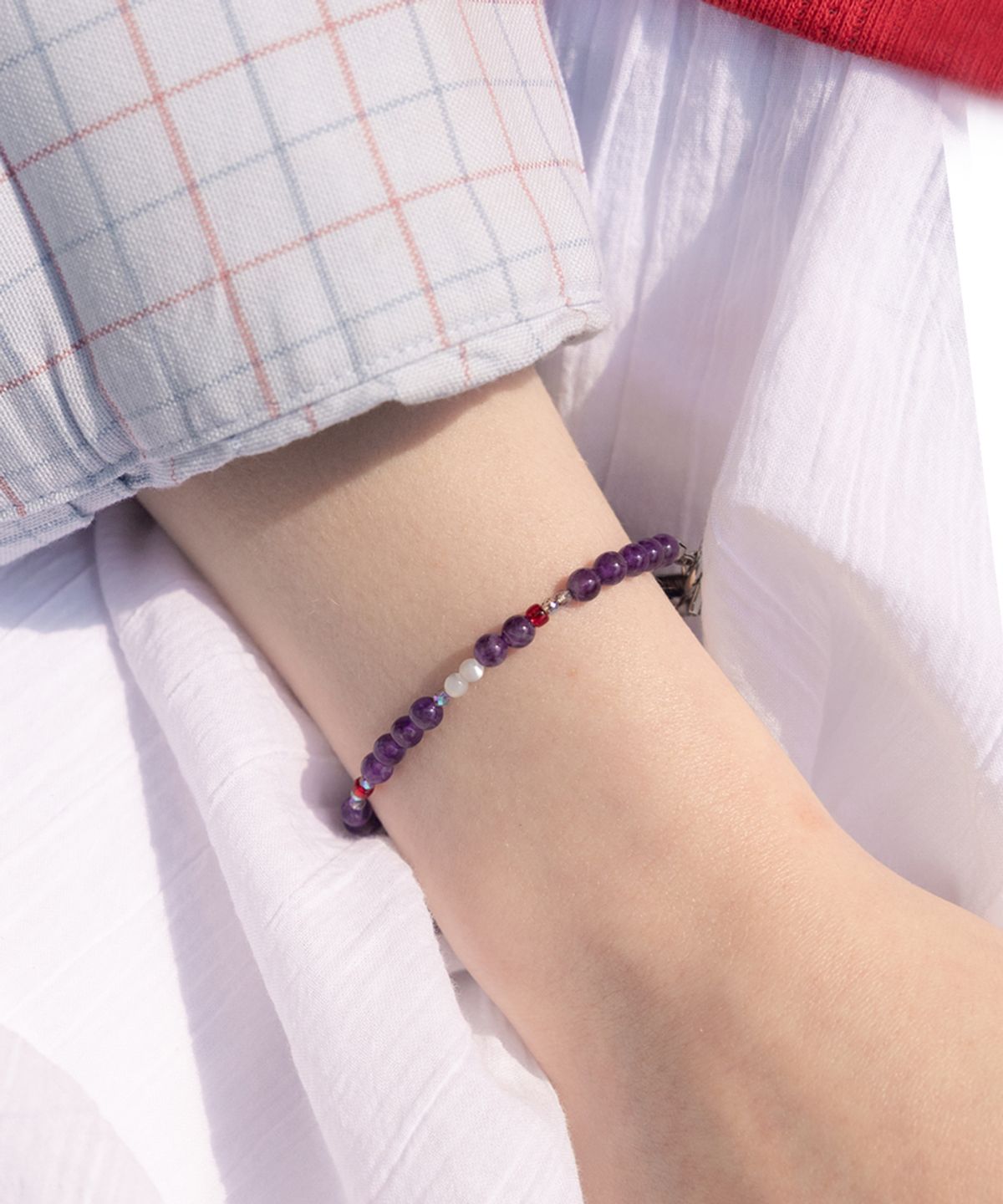 메리모티브(MERRYMOTIVE) Violet rain bracelet