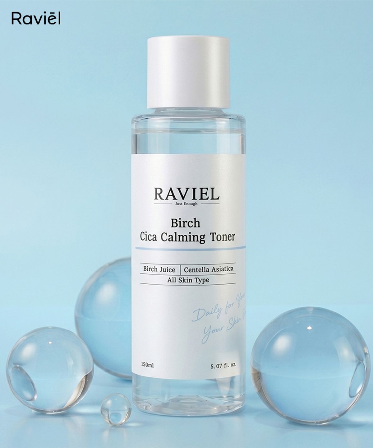 라비엘(RAVIEL) [자작나무수액 50%] 시카 카밍 토너 150ml