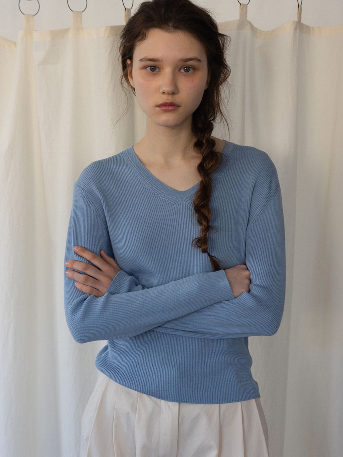 시엔느(SIENNE) Jazz Silk Knit (Monet Blue)