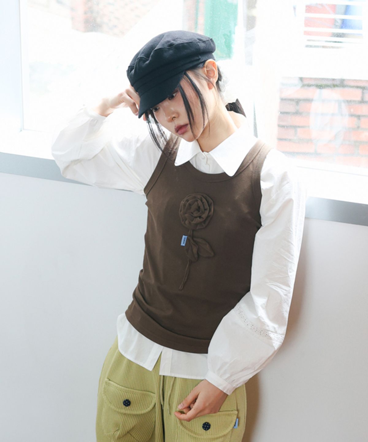 소르디(SORDI) Sping Sleeveless_brown
