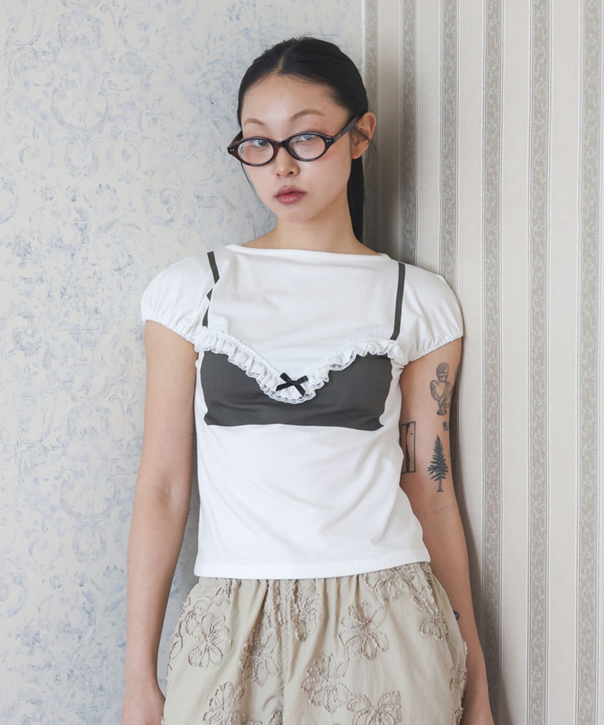 소르디(SORDI) Lingerie Tee_ivory
