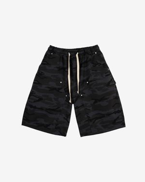더블니 카모 워크 쇼츠 (Black)