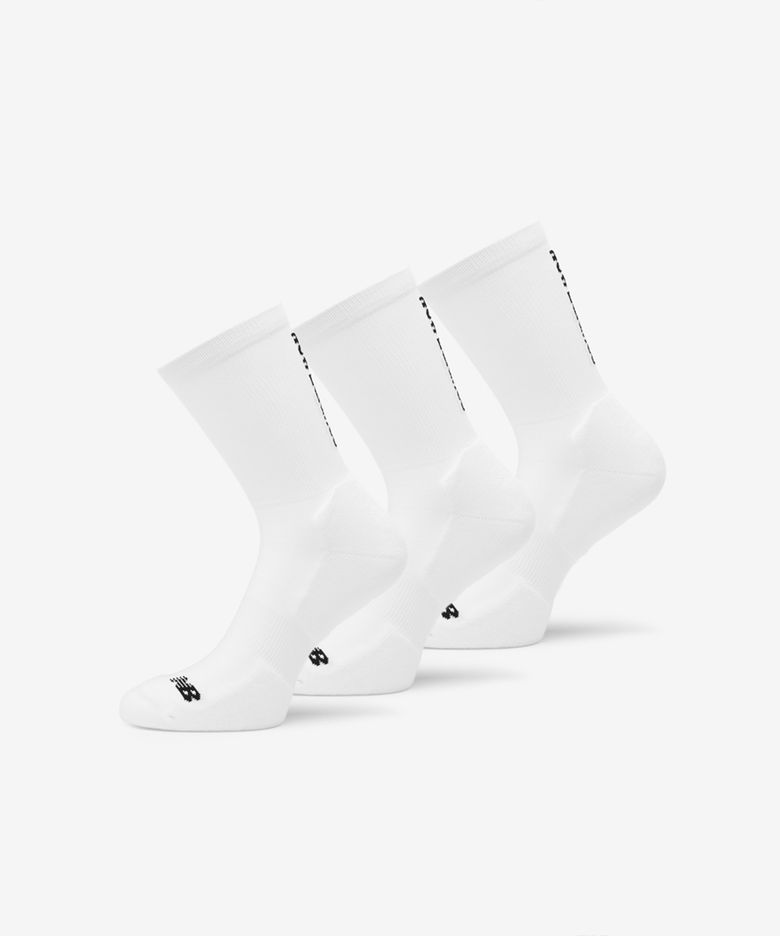 NBGEGF1192 / PF 드라이쿨 러닝 크루삭스(3PACK) (WHITE)