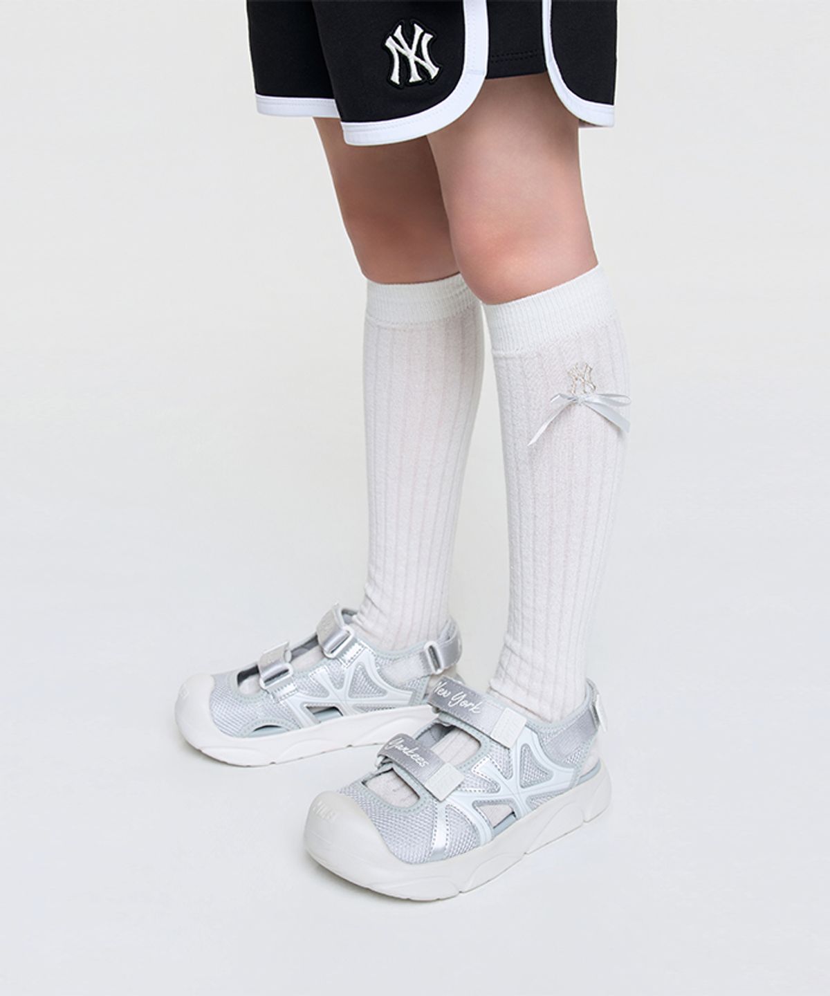 엠엘비 키즈(MLB KIDS) 에이스 러너 샌들 NY (Grey)