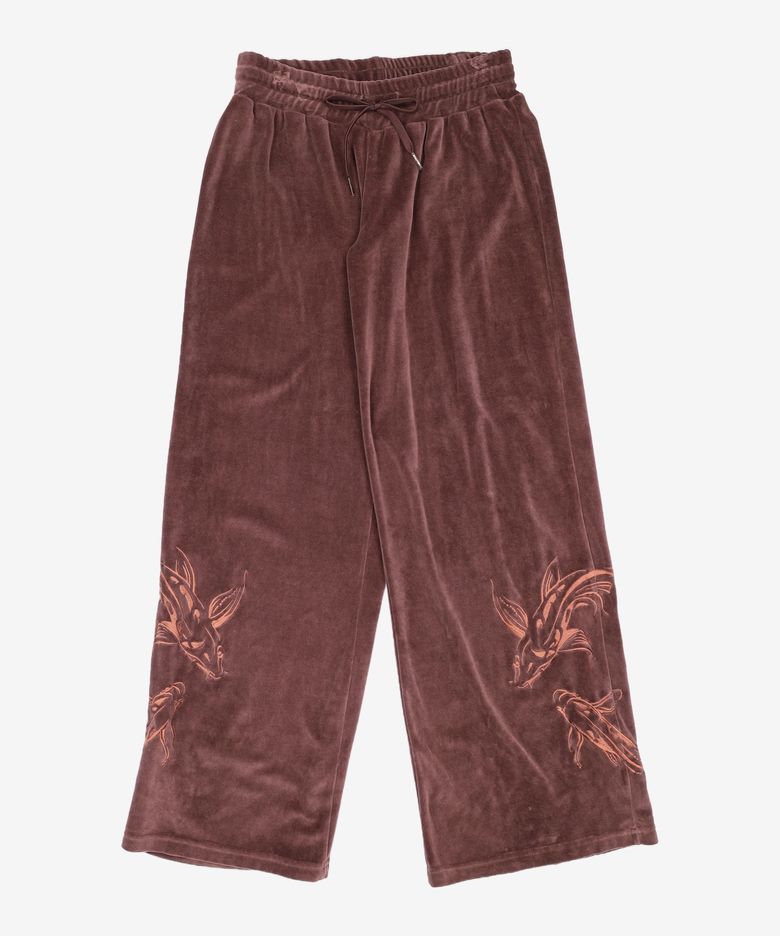 Velour Bootcut pants Brown M