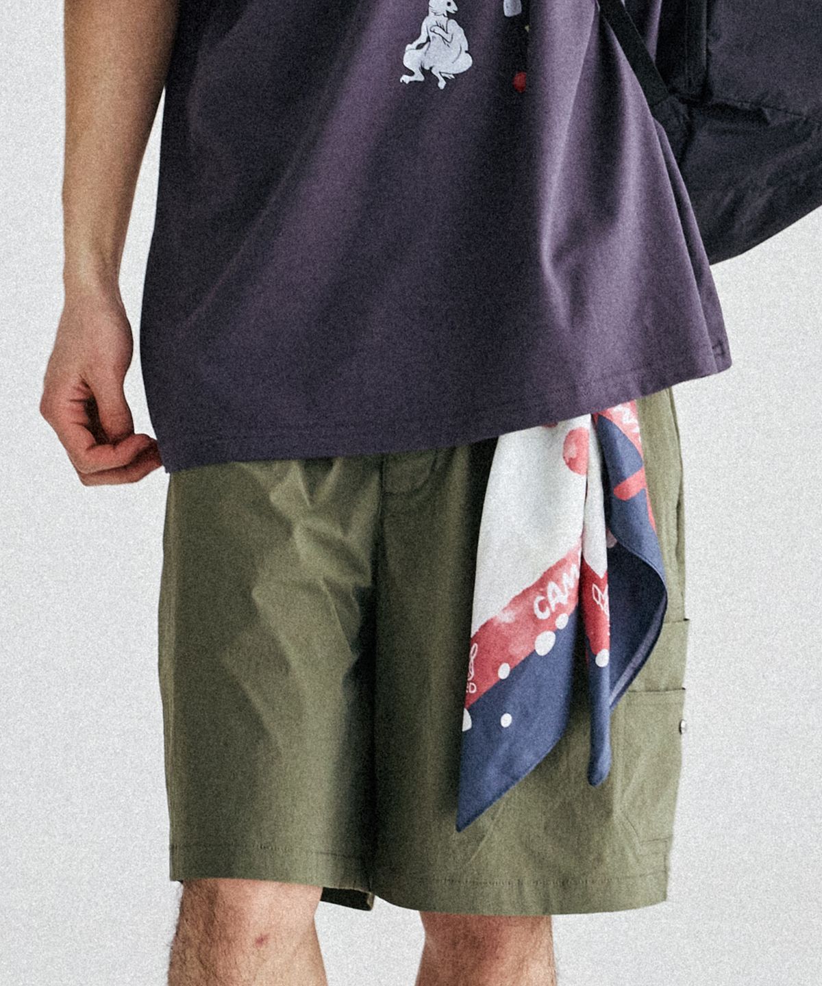 디오디(DOD) 도트 키노코 스카프(RED)