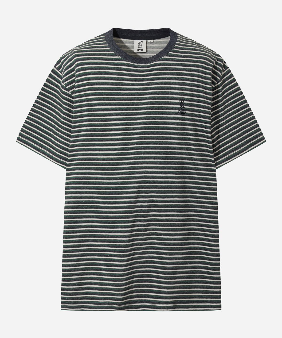 디오디(DOD) 멀티 스트라이프 반팔 티셔츠(NAVY)