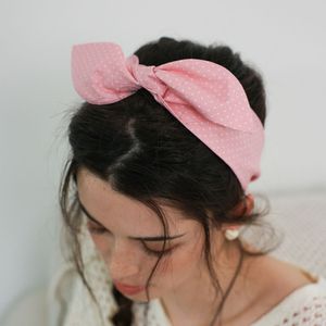 DD_Dot pattern twilly scarf_2color