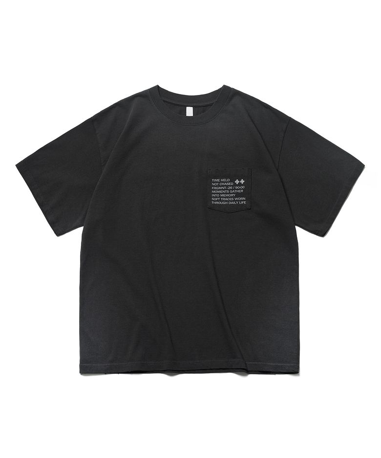 TIME HELD RELAXED T-SHIRT (VTG BLACK)
