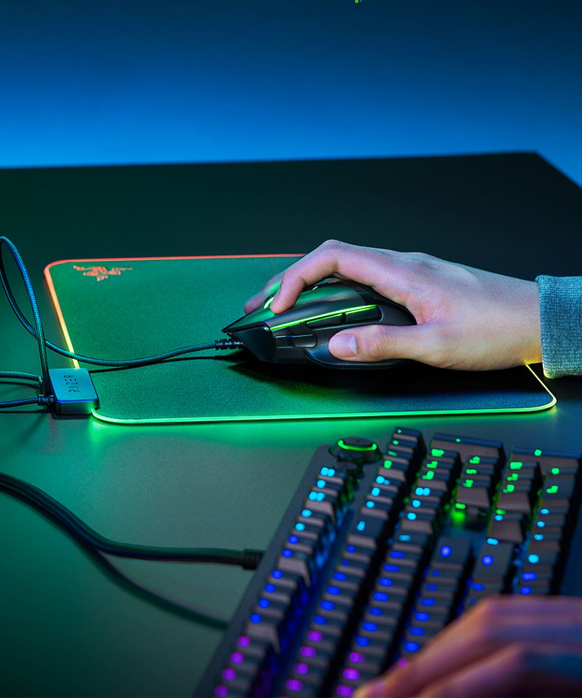 레이저(RAZER) 레이저코리아 Firefly V2 파이어플라이 V2 RGB 백라이트 게이밍 마우스 패드
