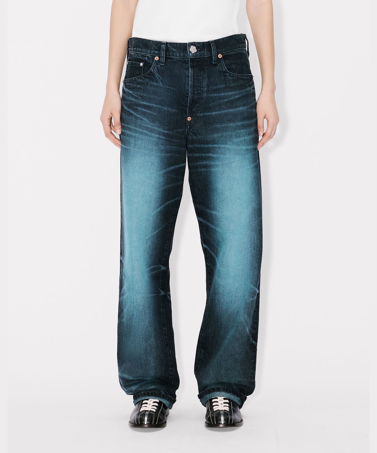 겐조(KENZO) 여성 26SS 오버다이드 보이프렌드 진_K265AWP107BLH