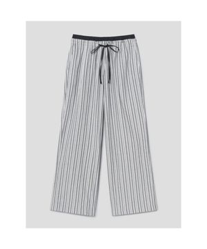 스트라이프 밴딩 팬츠  네이비
