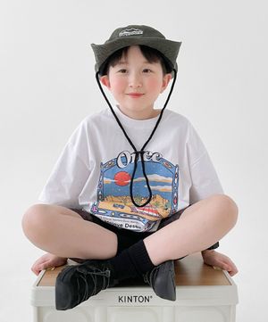 썸머 캠프닉 반팔티