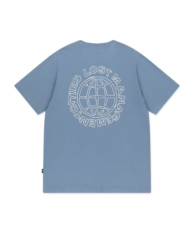 DOODLE OG COMBO TEE gray blue