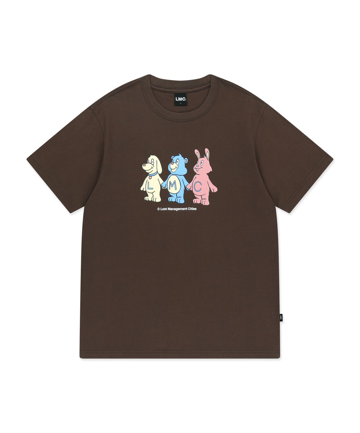엘엠씨(LMC) BEAR FRIENDS TEE brown