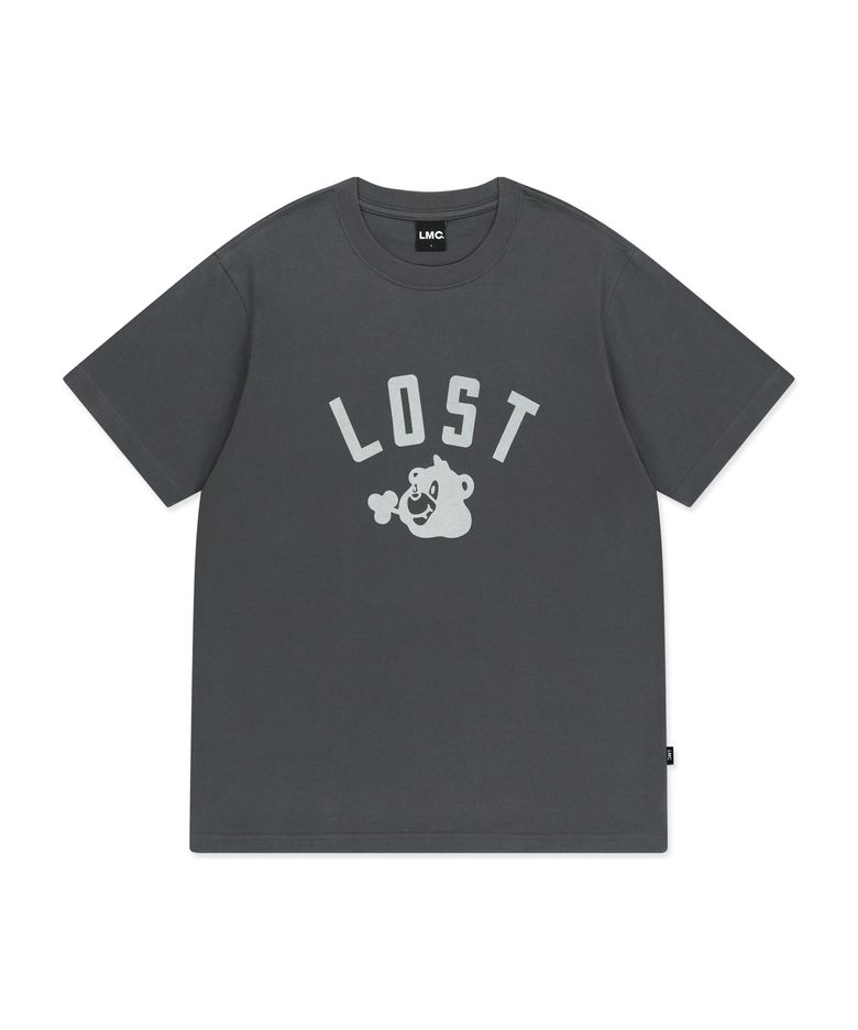 LOST TEE charcoal