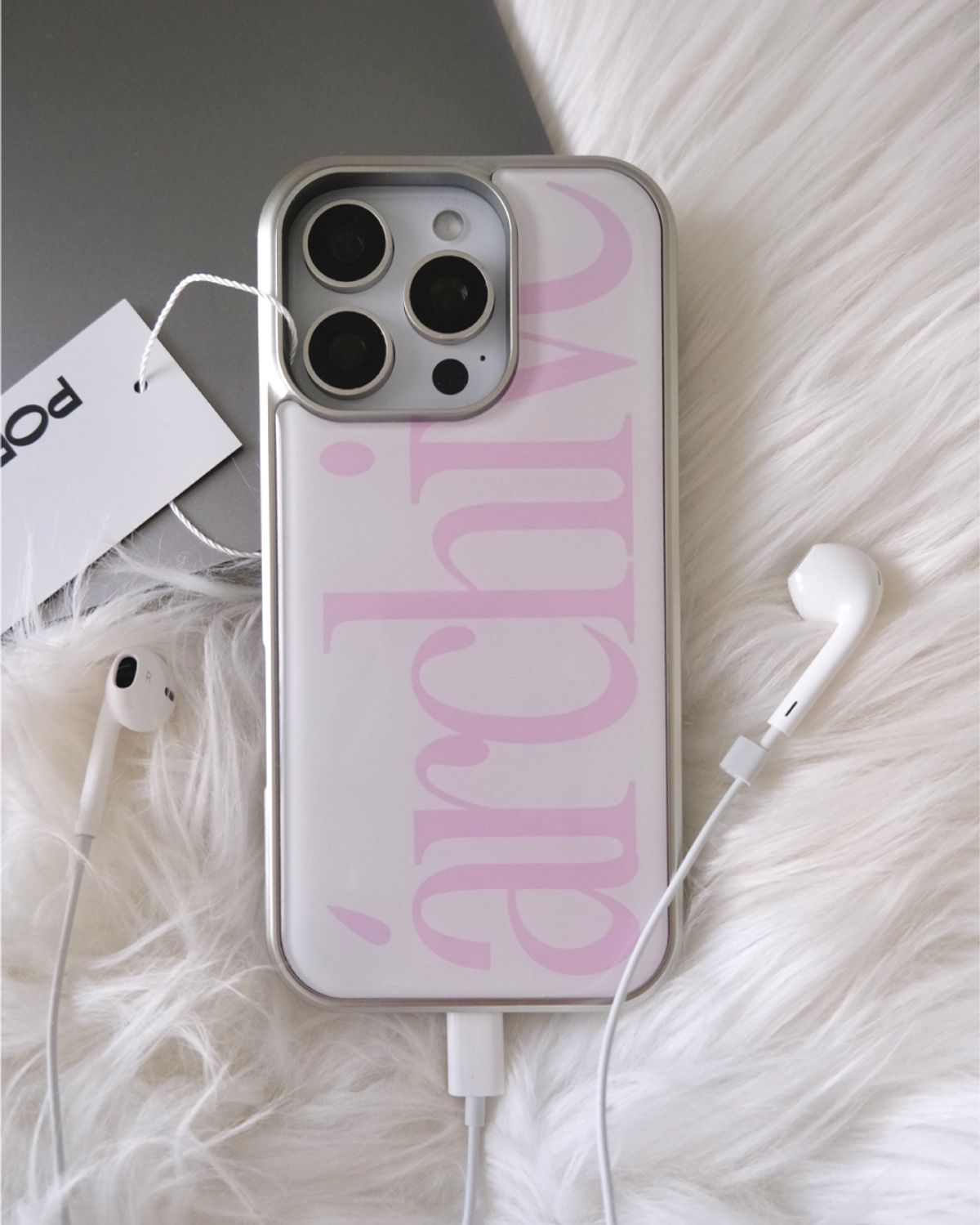 포트니(PORTNEY) [+s26출시][+맥세이프]archive epoxy case_bubblegum