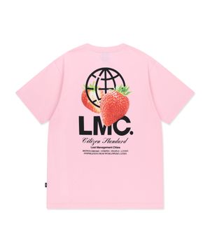 STRAWBERRY GLOBE TEE pink
